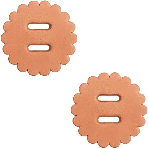 Juego de 2 piezas de pieles ranuradas para conchos de 1 12 pulgadas.
