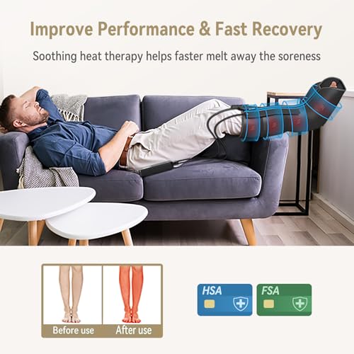 67% Off FIT KING Leg Massager with Heat & Compression Therapy
