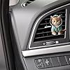 Cute Cat Car Air Freshener Vent Clips, Refillable Aromatherapy Diffuser for Vehicle #5