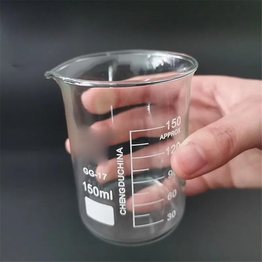 Attrezzature e forniture di laboratorio Becher in vetro for laboratorio capacità 50/100/150/200/250/300/400/500/600/800/1000/2000ml