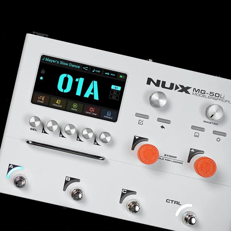 Amazon | NUX MG-50Li - Cloud White マルチエフェクター ギター