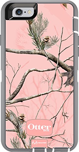 OTTERBOX iPhone 6 ONLY Case - DEFENDER SERIES Retail Packaging - Ap Pink (White/Gunmetal Grey Ap Pink) (4.7 inch)