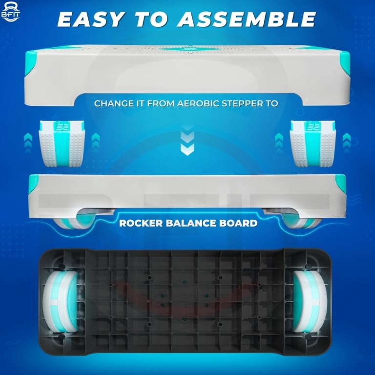 Image of B Fit Premium Quality Aerobic Steppers (68X27X15 CM)