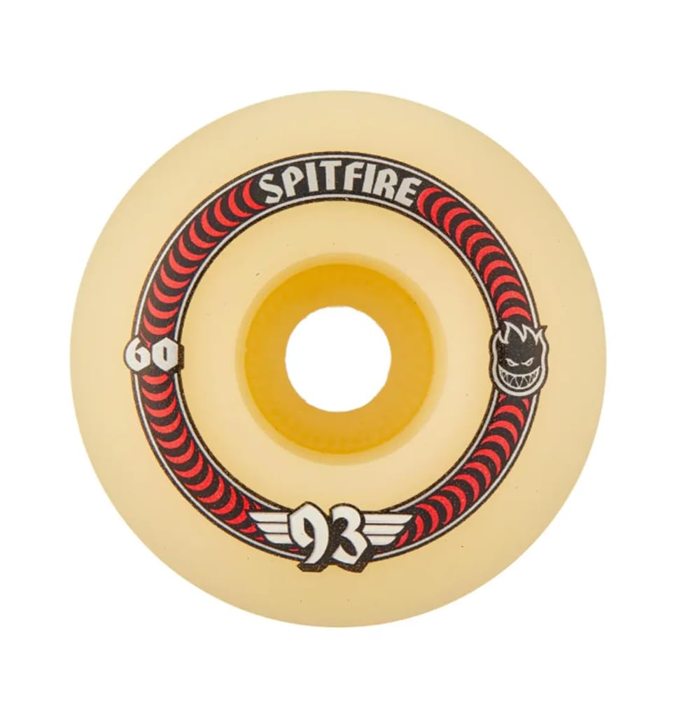 Amazon.com : Spitfire Skateboard Wheels 60mm F4 Soft Sliders 93A