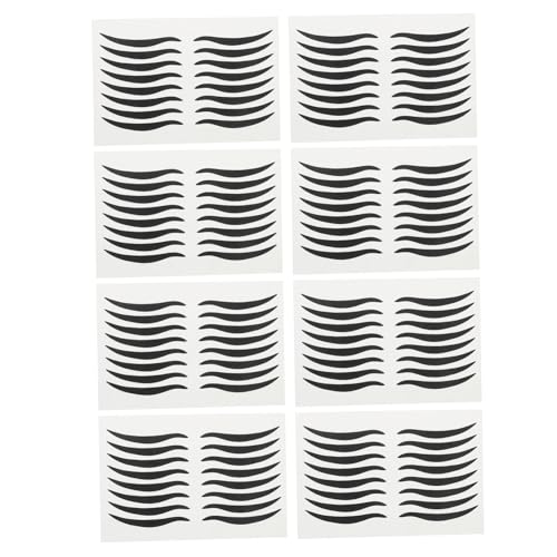 NULYLU 80pares Pegatinas De Delineador De Ojos Negras Stickers De Maquillaje De Ojos Un Eyeliner y Duradero Para Principiantes y
