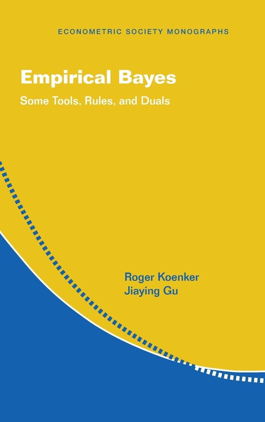 Empirical Bayes: Some Tools, Rules, and Duals (Econometric Society Monographs, Series Number 69)