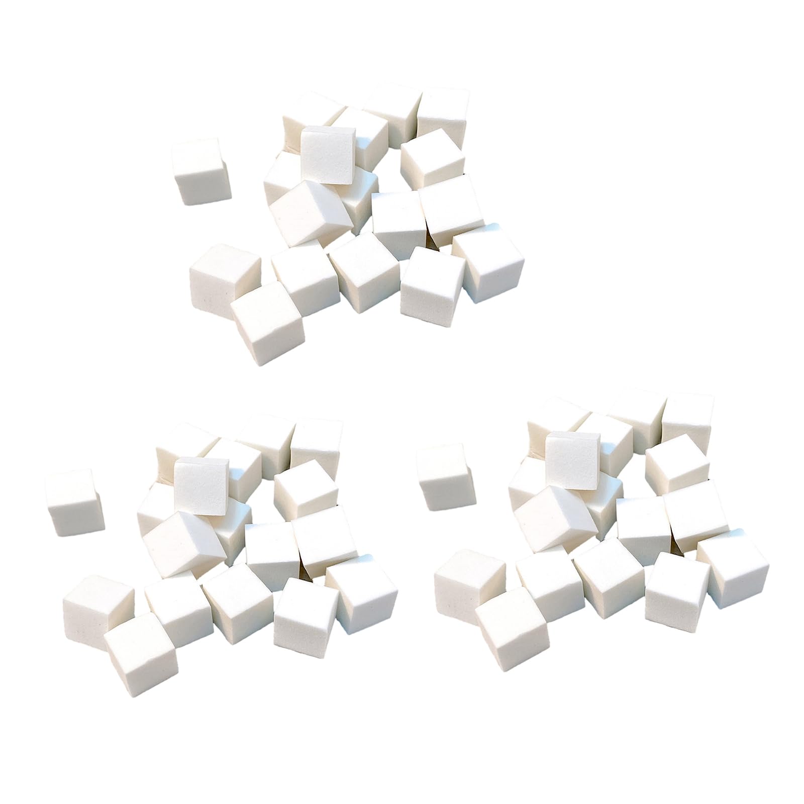 Professional Nail Art Tool Sponge Gripper Elevate Your Beauty Routine With Versatile Color Blending Square, 50pc white sponges