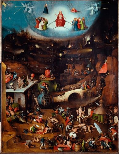 Póster de lienzo decorativo de Hieronymus Bosch de 60x90cm para pared de salón y dormitorio