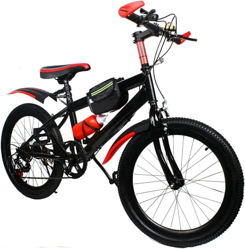 MIKIYUEER Bicicletas MTB Acero Duro Bicicletas Doble Freno Disco Bicicletas 20 Pulgadas Adolescente Hombres Y Mujeres Bicicletas Todo Terreno (Verde)
