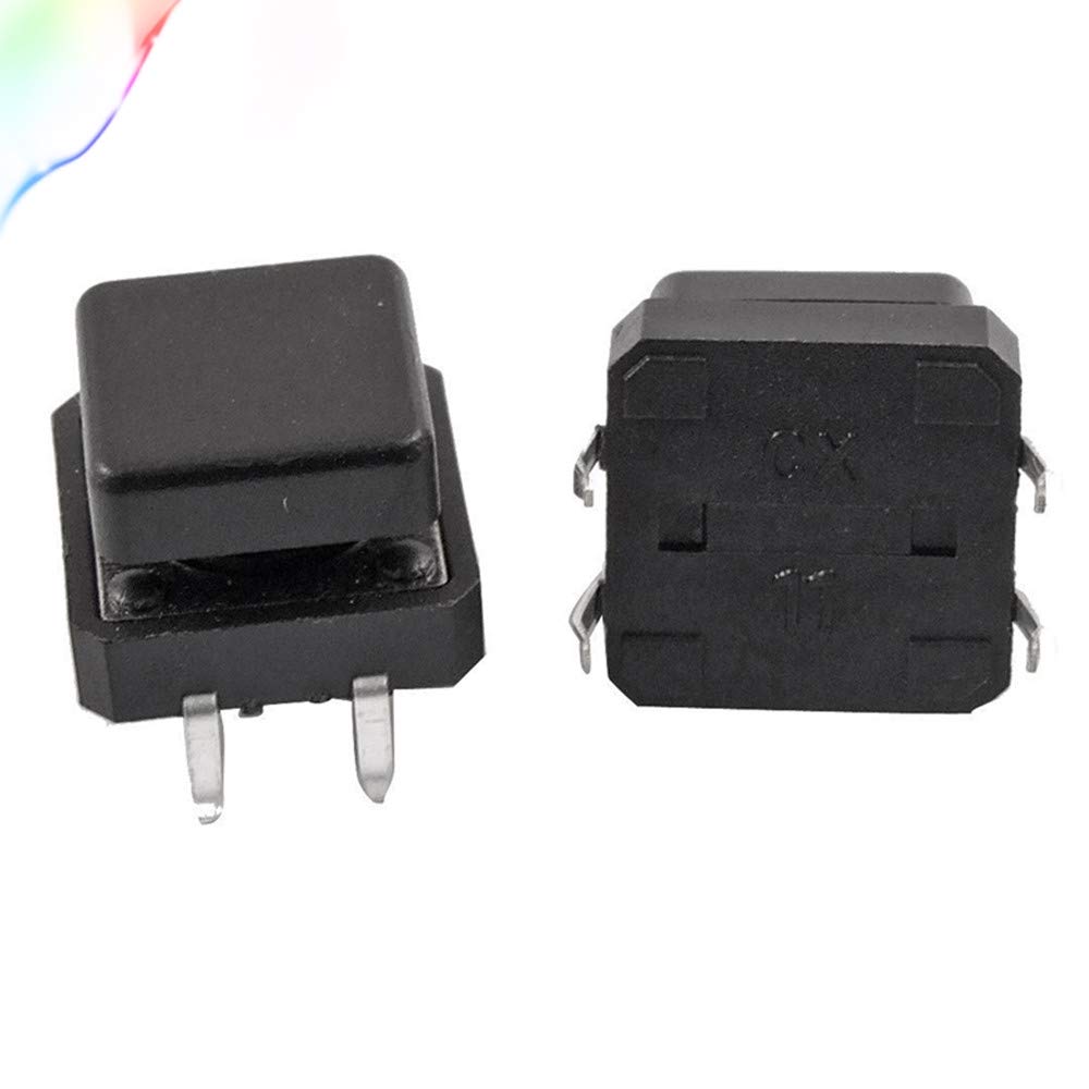 20 Pcs PCB Momentary Tactile Push Button Switch 12 x 12 x 12mm 4 Pin