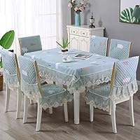 Amazon｜テーブルクロス 椅子カバー セット レース 花模様
