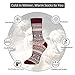5 Pack Womens Wool Socks Winter Warm Socks Thick Knit Cabin Cozy Crew Soft Socks Gifts for Women