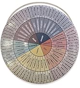Feelings Chart Color Wheel Poster - Mood Meter Poster for Self Awareness Feelings Wheel Chart Pos...