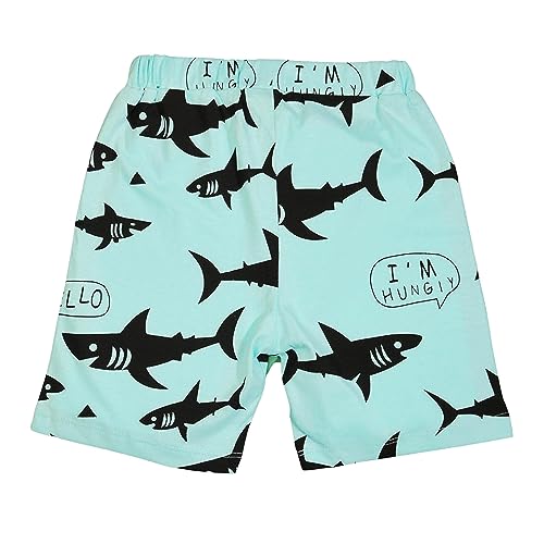 Image of Be Awara Kids Printed Half Sleeves T-shirt & Shorts Clothing Sets, 100% Cotton Soft Unisex Cord Set, Comfortable Wear for Kids With Cool Prints, Everyday Casual Wear for Boys & Girls