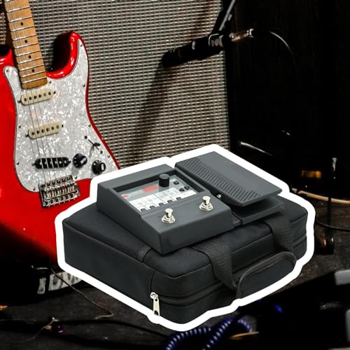 Aosekaa Bolsa de pedais de guitarra, acessório de guitarra, peças de instrumentos de corda, bolsa de