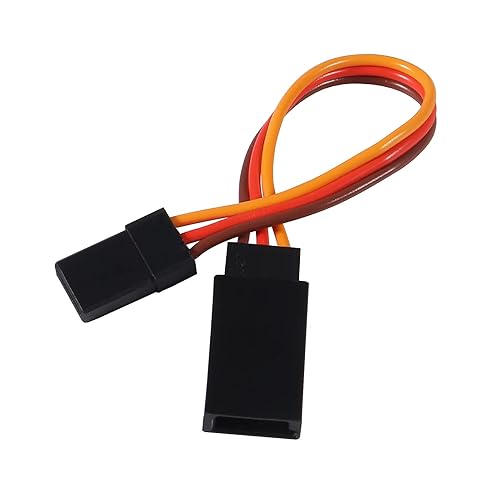 Miniatura 21 de Cable de extensión servo de 3 pines hembra a macho conector de cable JR para control remoto RC Car Airplanes (39.4 in)
