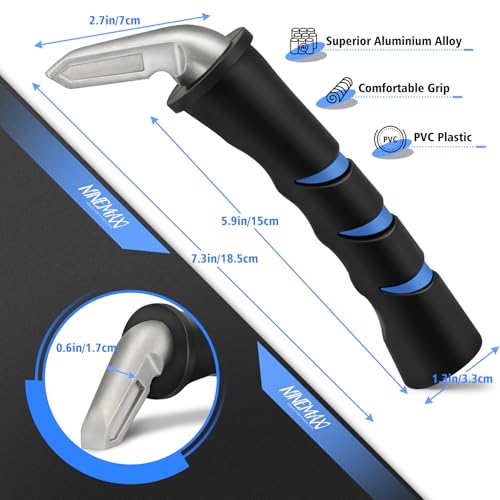 NINEMAX Einstiegshilfe Auto Senioren, Ausstiegshilfe Auto für Ältere Menschen, Haltegriff Autogriff Zum Aussteigen Mobilitätshilfe Grip Helfer, 1 Stück(Schwarz)