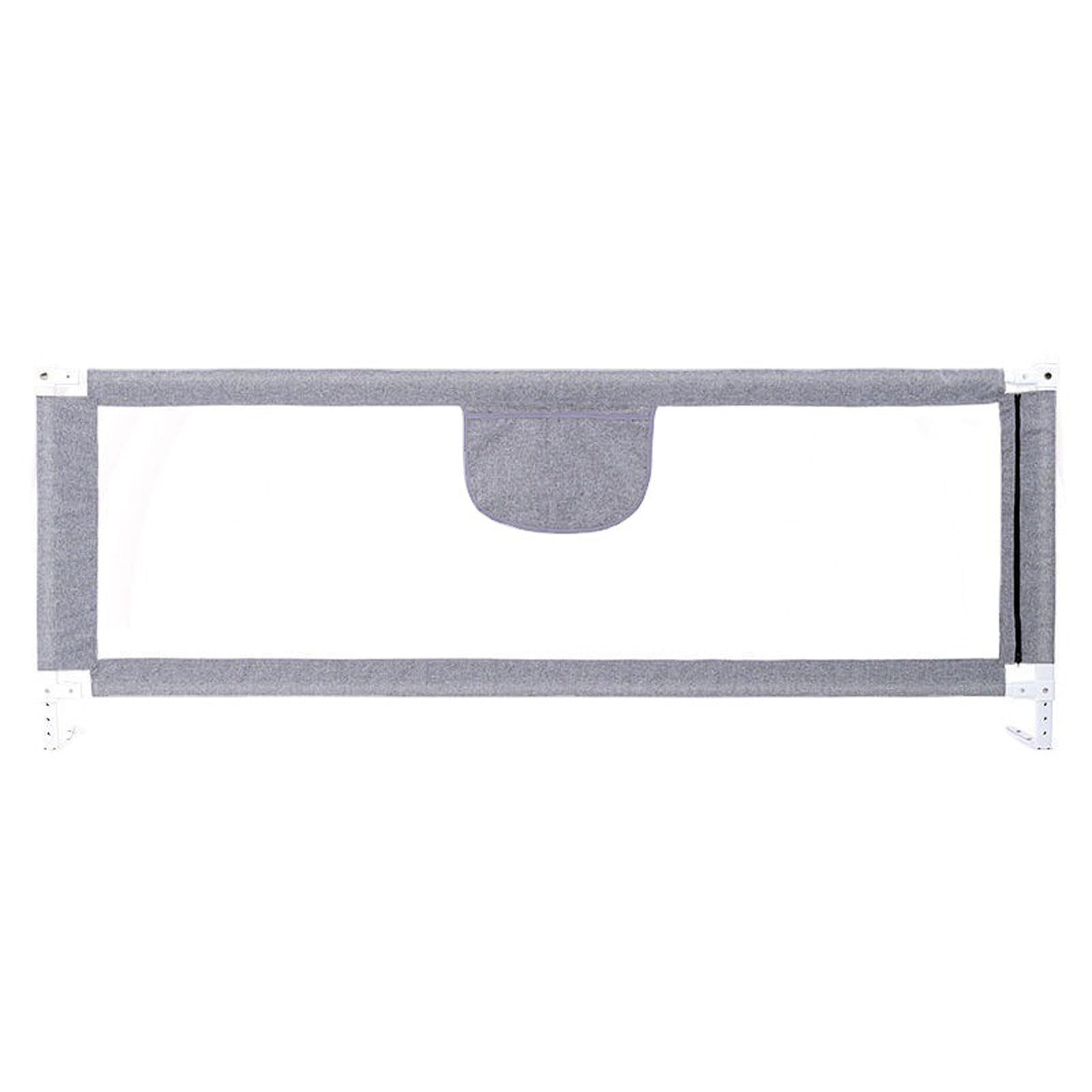 Barandilla de Seguridad para Cama de bebé o niño pequeño, extralarga, Plegable, Vertical y con Sistema de Anclaje Reforzado, para Cama Individual, Cama matrimonial o Cama Queen (A