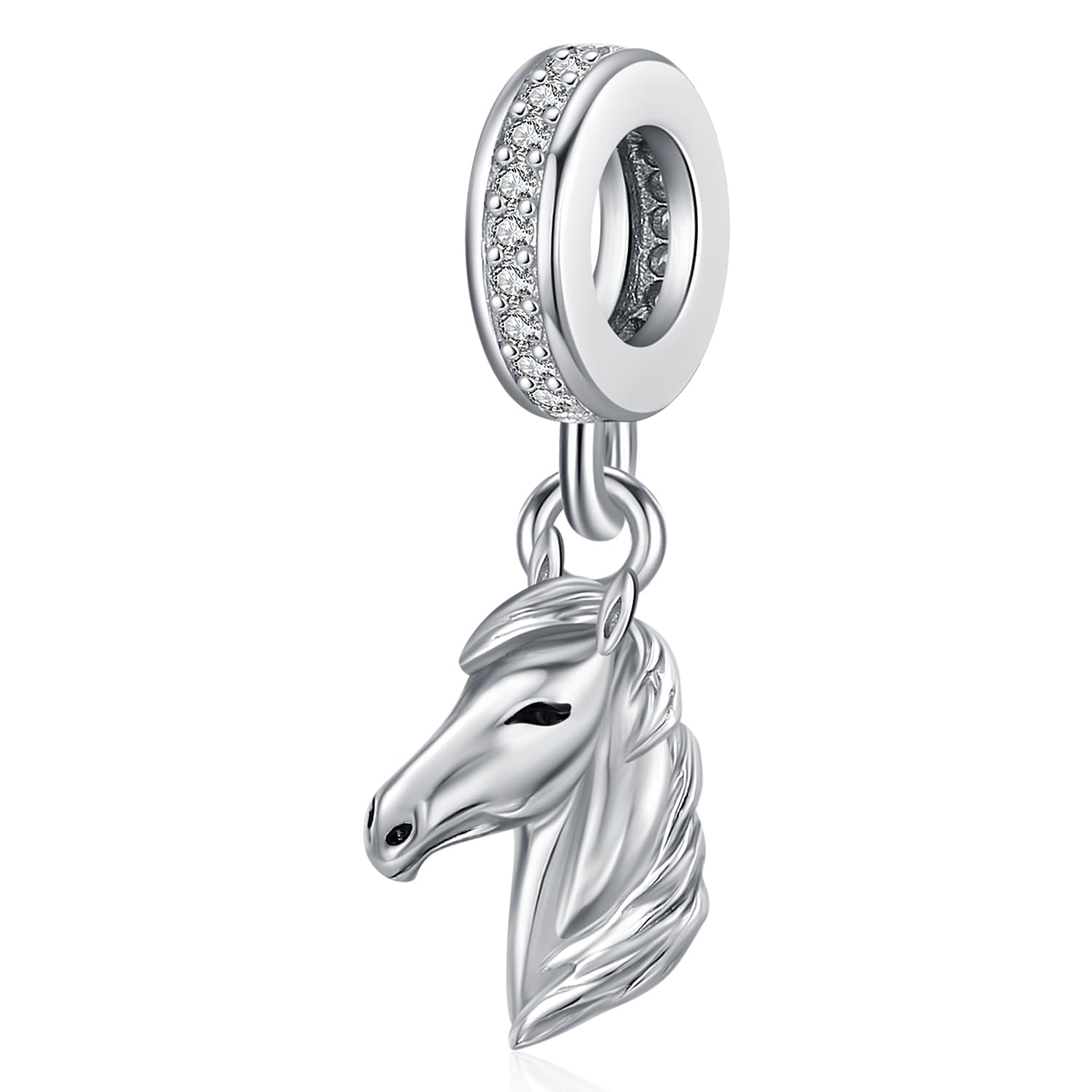 Odinstone Charm 925 Argent Sterling Breloques Perle pour Bracelet Pendentif Bijoux Cadeaux pour Femmes