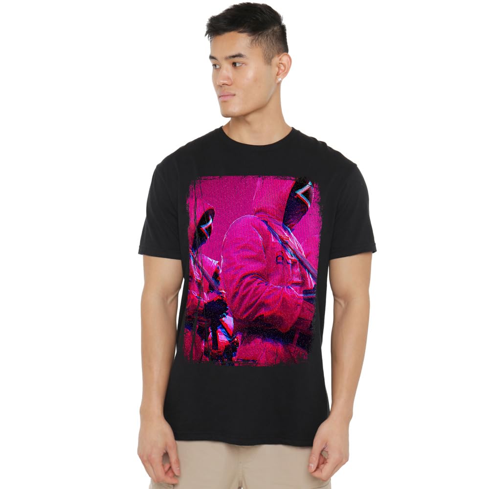Squid Game Guards T-Shirt - Black - XXXL - Netflix Merchandise