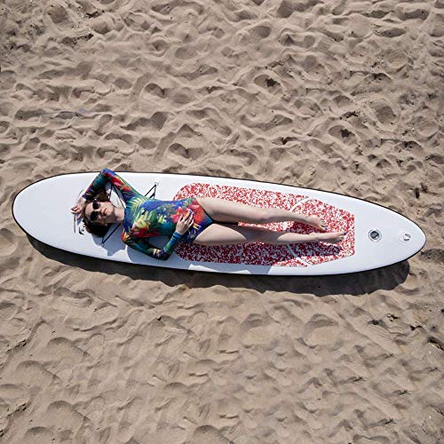 FEATH-R-LITE Inflatable 10\'×30\"×6\" Ultra-Light (17.6lbs) SUP for All Skill Levels Everything Included with Stand Up Paddle Board, Adj Paddle, Pump, ISUP Travel Backpack, Leash, Waterproof Bag - Thumbnail 6