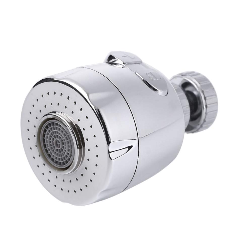 Filtro diffusore girevole a 360° per rubinetto della cucina, ugello a risparmio idrico, set da 2 pezzi per un flusso d'acqua efficiente e una facile installazione