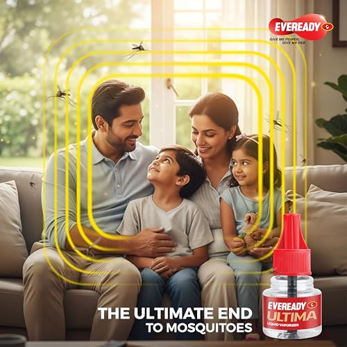 Image of Eveready Ultima Mosquito Repellent Refill, Fits All Machines, Advanced Japanese Formula, 100% Protection from Dengue, Chikungunya & Malaria