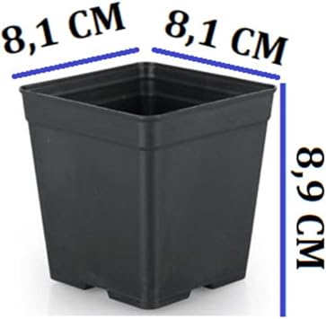 Kare  retim Saks  8,1X8,9 Cm 0,33 Lt 10 Adet  retim Saks s  Siyah Saks  Plastik Saks