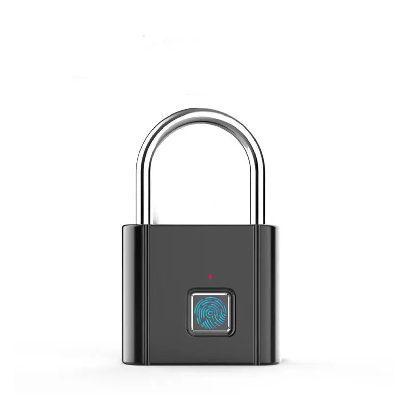 Candado Inteligente con Huella Dactilar: biométrico, sin Llave, Resistente al Agua, Recargable por USB, for Puertas y portones.(A)