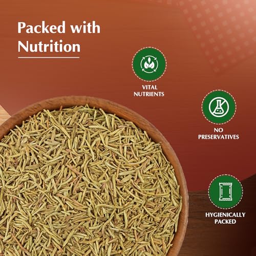 Image of Amazon Brand - Vedaka Dried Rosemary Leaves | 200 g | Provides a Profusion in Taste and Aroma| No Artificial Colours & Preservatives