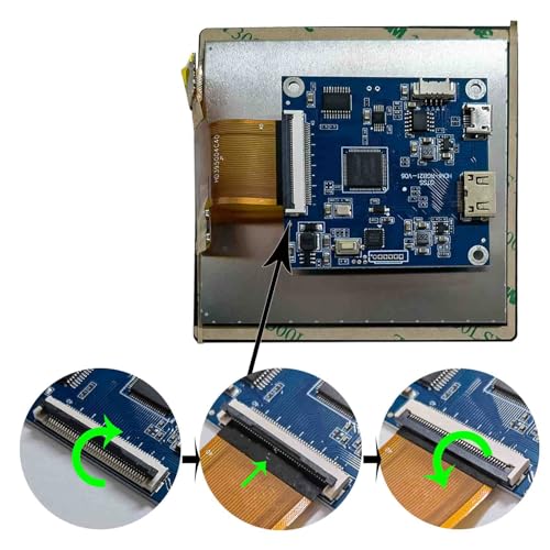 Image of 4 inch 720x720 300nit IPS MIPI LCD Square Capacitive Touch Screen | and H /D Controller Board 40 pins