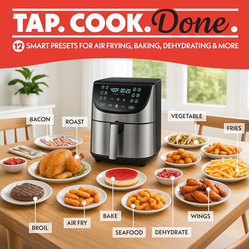 Large Capacity Air Fryer Toaster Oven