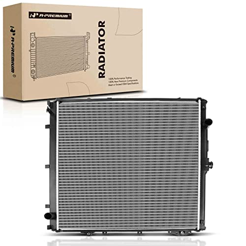 A-Premium Engine Coolant Radiator Assembly Compatible with Toyota Sequoia 2008-2013, Tundra 2007-2020, V8 4.6L 5.7L, Replace# 13549