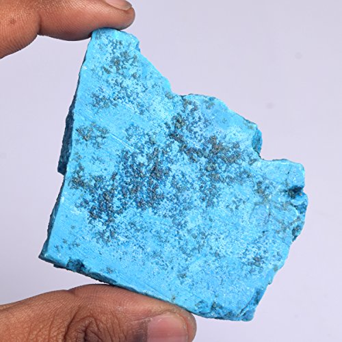Egl Certified Blue Turquoise 345.00 Ct. Top Grade Raw Rough Turquoise Crystal Gem BR-6924