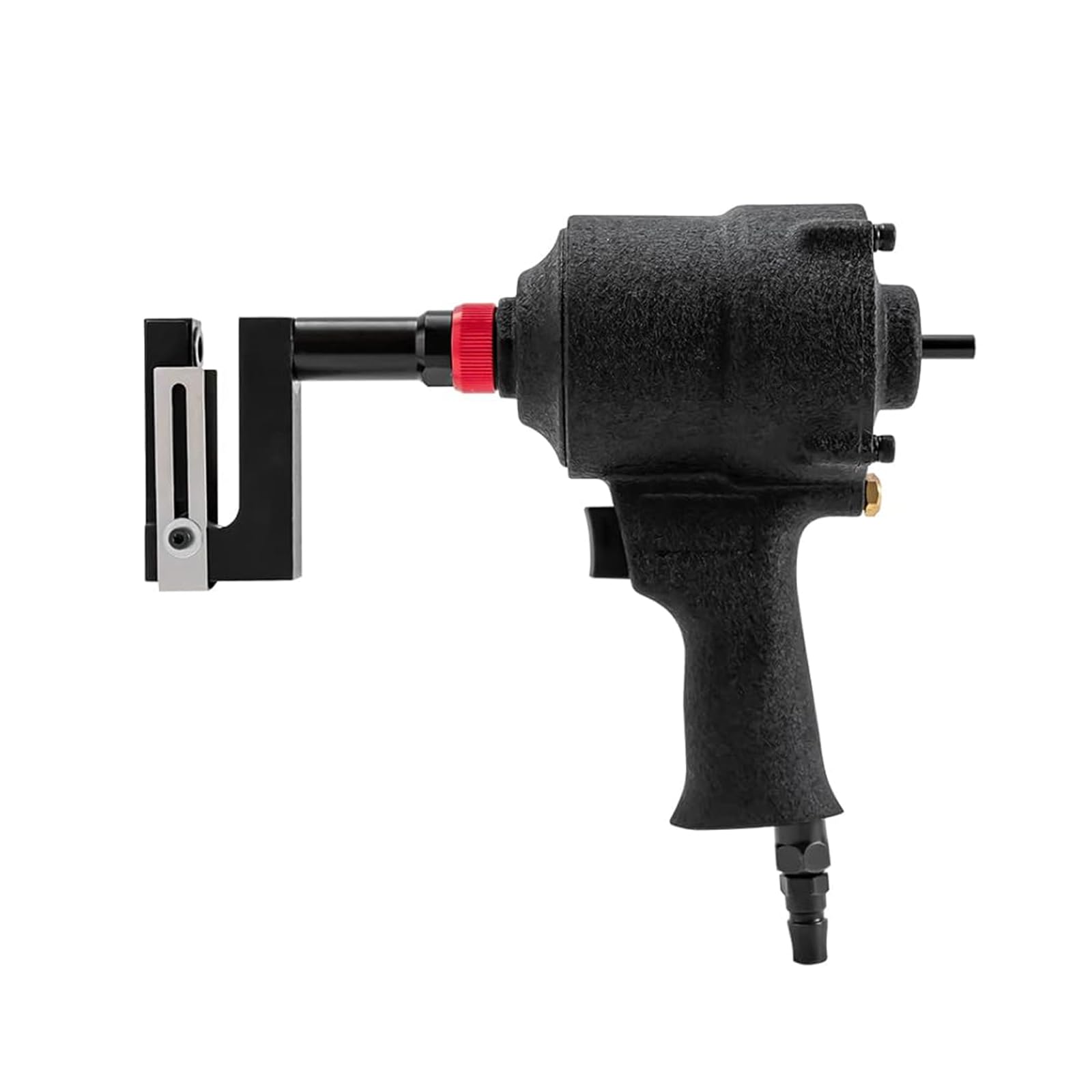 3,2-13 Mm Perforatore Pneumatico, Rotazione A 360° Air Metal Utensile Perforatore Perforatore per Metallo Apriflangia per Porte, Finestre, Uffici E AbitazioniBlack, 9mm