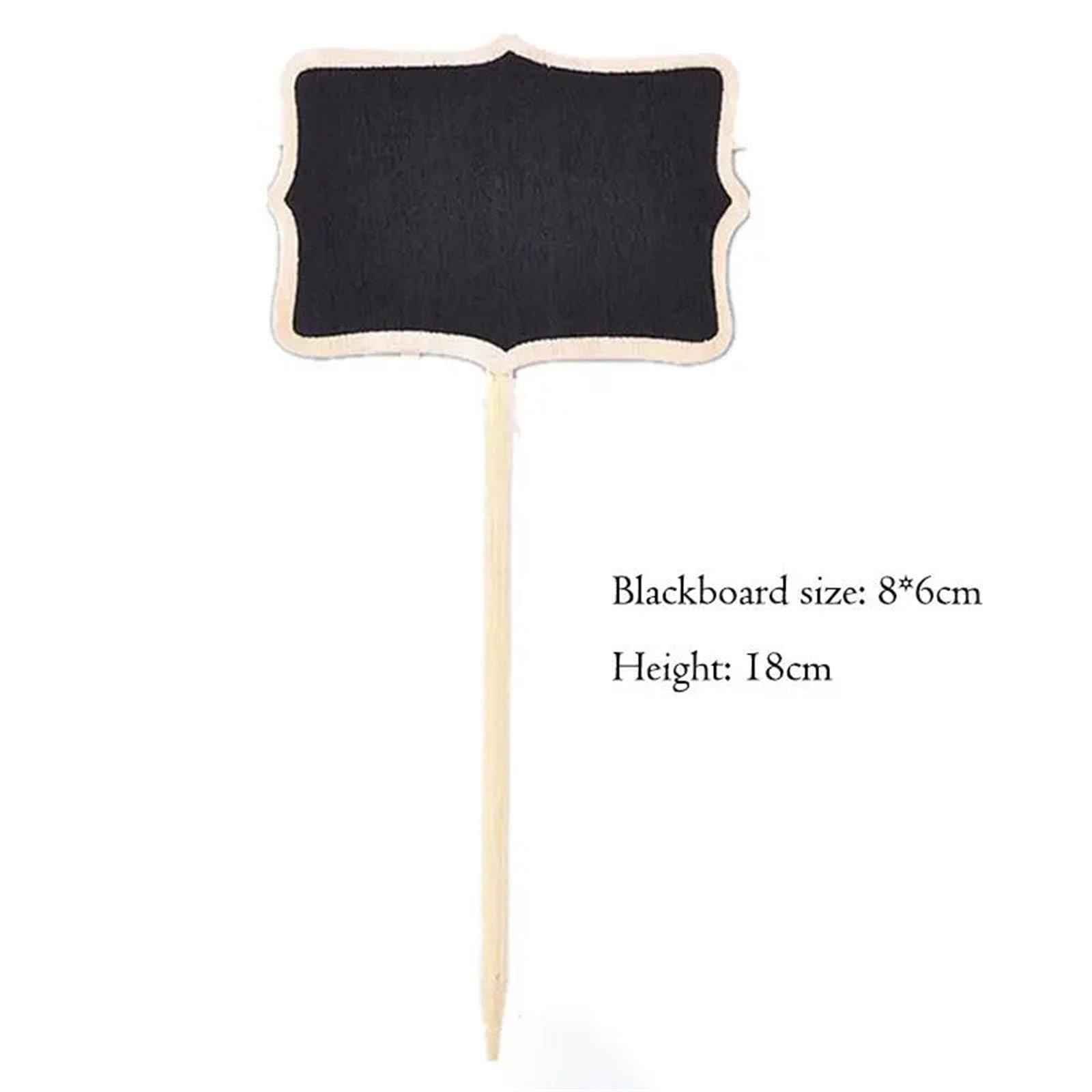 Lot de 100 mini tableaux noirs ornementaux de jardin avec motif de fleurs, étiquettes alimentaires, tableaux de notes, décorations de fête