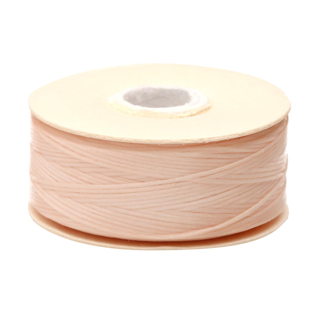 The Beadsmith Nymo nić – 10 sztuk, różowy kolor niemowlęcy, rozmiar B, średnica 20 mm, szpula 72 metrów, wykonana z nylonu, do haftowania i tkania koralików, Off Loom i Loom oraz projekty