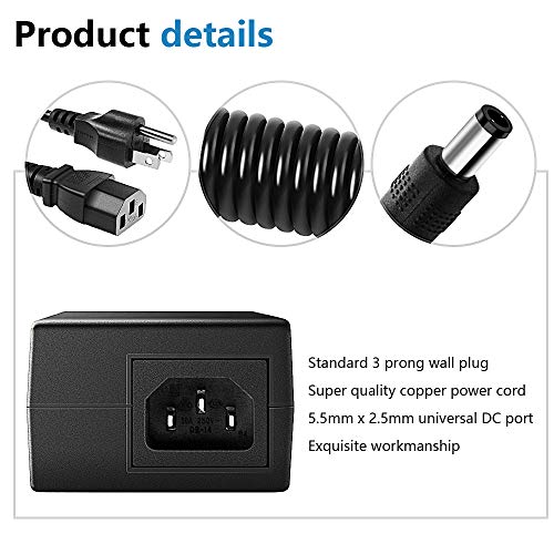 Image of SHNITPWR DC 12 Volt Power Supply 10A AC to DC Adapter 12V 10 Amp Power Supply Converter 100-240V 50-60hz 5.5x2.5mm /2.1mm for Low Voltage SK6812 WS2811 LED Strip CCTV Camera LED Driver, 5 Pack