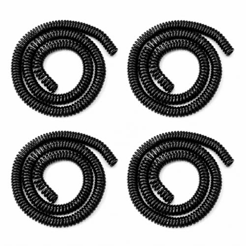 Düzenleyici, Kablo Kanalı Toplayıcı Organizer Spiral 45 Cm X 4 Toplam 180 Cm Siyah 4 Parça