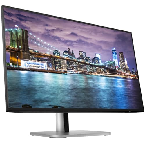 Image of HP Series 7 Pro 27-inch 727pu 2K Quad HD (2560 x 1440) LCD Monitor, 2-Pack Daisy Chain Connectivity, DisplayPort,Thunderbolt 4 USB-C w /100W PD Bundled with Desk Mount Dual Stand