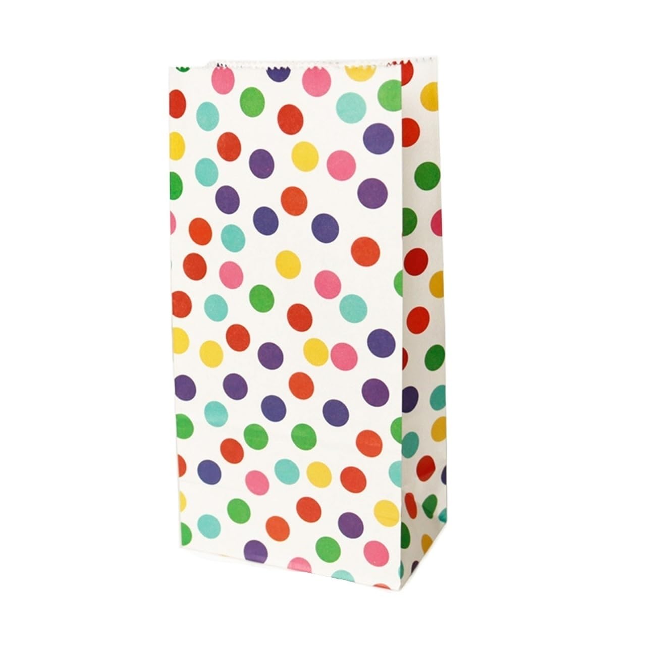 20 piezas bolsas de papel con estampado arcoíris