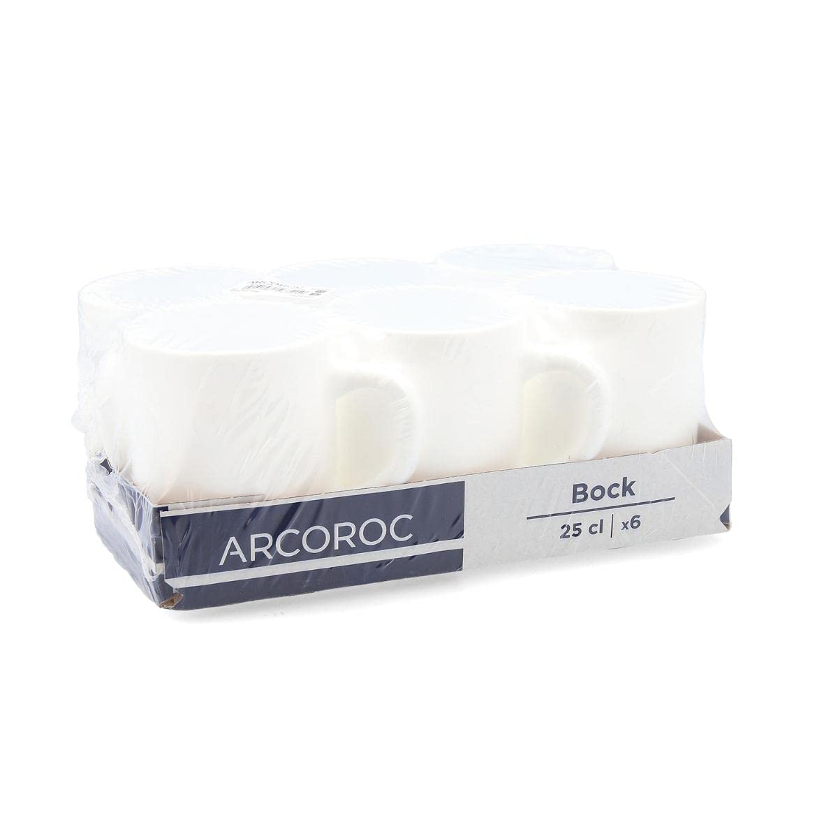 Arcoroc Restaurant Einfarbige Tasse, 250 ml, stapelbar, 6 Tassen