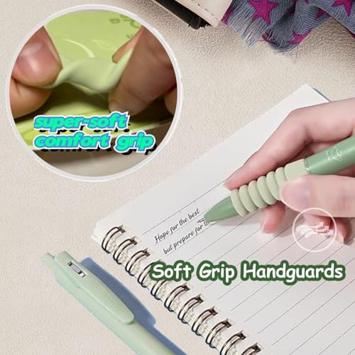 Image of Shuttle Art Tea Theme Ball Pen Set of 5 | Black Ink 0.5mm Fine Point Smooth Writing Gel Pens | Soft Grip Cute Designer Aesthetic Stationery for School Students Office College Notes Exams & Gifting