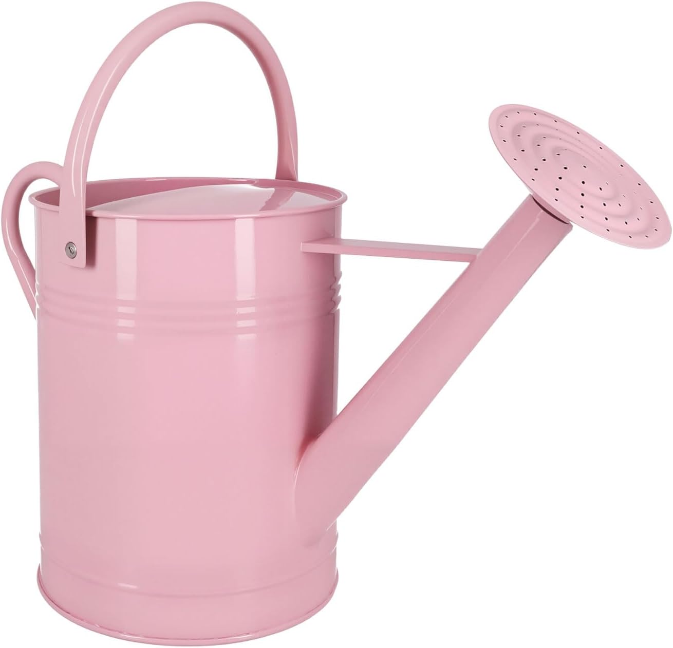 - Galvanized Iron Watering Can for Indoor Plants, DIY Watering Cans for House Plant Garden Flower, Long Spout Water Can for Outdoor Watering Plants 6.44L 1.7Gallon (Pink)