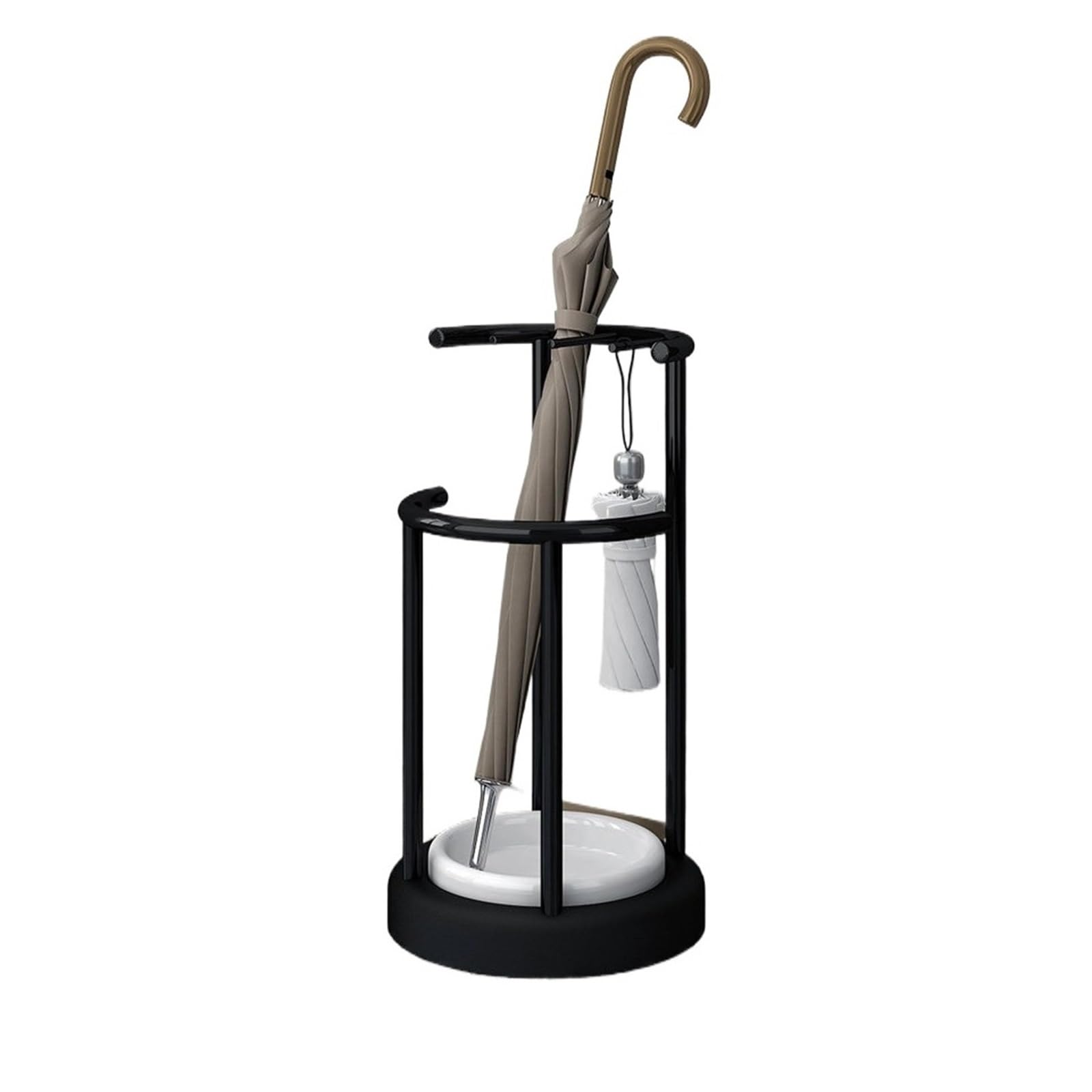 Runze765z Black Umbrella Holder Commercial Umbrella Stand, Ideal For Offices For Shop