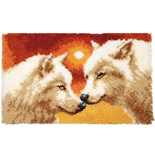 Vervaco Wolves at Sunset Latch Hook Kit