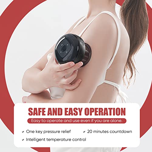 Vifycim Electric Cupping Therapy Set, Smart Gua Sha Tool Cupping Therapy Massager, 12 Level Heating & Suction, Reduce Fatigue & Pain Improve Overall Health #TOP7