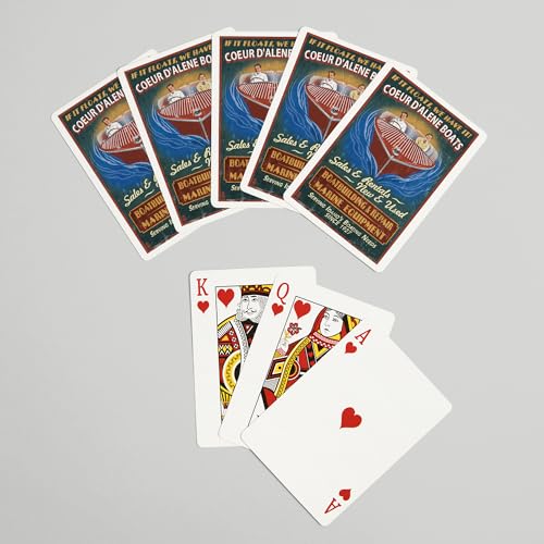 Baraja de naipes poker tamaño Lanterna Press miniatura 7