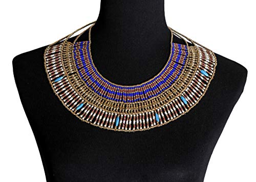 Arsimus Cleopatra Necklace Collar Choker Ancient Egyptian Costume Belly Dance2