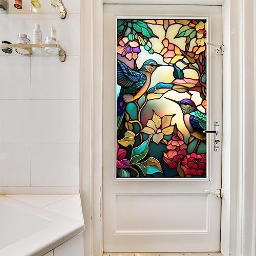 Vinilo decorativo para ventana 17.7" x 39.3" Doofiary miniatura 4